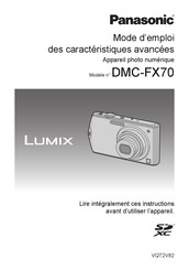 Panasonic LUMIX DMC-FX70 Mode D'emploi