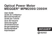 Megger MPM2000H Guide De L'utilisateur