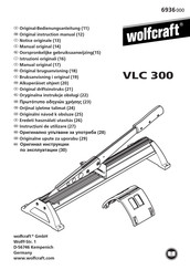 Wolfcraft VLC 300 Notice Originale