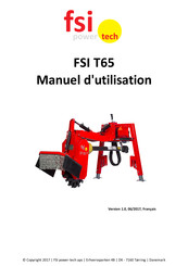 FSI power-tech FSI T65 Manuel D'utilisation