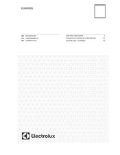 Electrolux EI24ID50Q Guide D'utilisation Et D'entretien