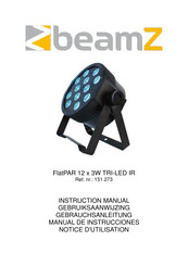 Beamz FLATPAR 12 X 3W TRI-LED IR Notice D'utilisation