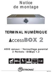 Metronic AccessBOX 2 Notice De Montage