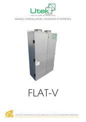 UTEK FLAT-V 2 Manuel D'installation, Utilisation Et Entretien