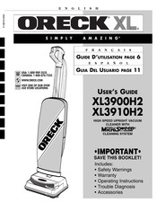 Oreck SIMPLY AMAZING XL3910H2 Guide D'utilisation