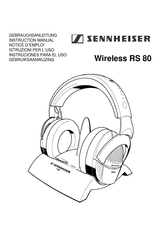 Sennheiser Wireless RS 80 Notice D'emploi
