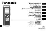 Panasonic RR-US591 Mode D'emploi