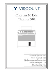 Viscount Chorum 10 Dlx Mode D'emploi