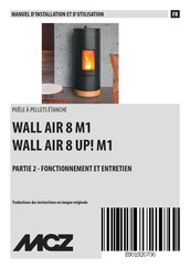 MCZ WALL AIR 8 M1 Manuel D'installation Et D'utilisation