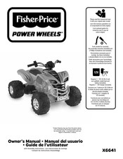 Fisher-Price Power Wheels X6641 Guide De L'utilisateur