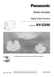 Panasonic NV-GS90 Mode D'emploi