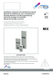 PAVARINI COMPONENTS TEXA MIX22BX0B Notice De Montage Et D'entretien