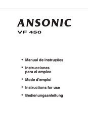 Ansonic VF 450 Mode D'emploi