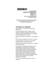 Uniden UBRC13 Guide D'utilisation