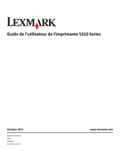 Lexmark 301 Série Guide De L'utilisateur
