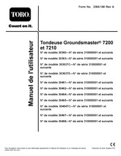 Toro Groundsmaster 7200 Manuel De L'utilisateur
