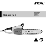 Stihl MSE 250 C Notice D'emploi