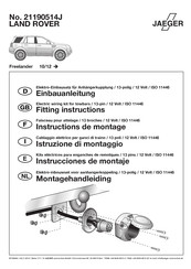 Jaeger 21190514J Instructions De Montage