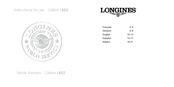 Longines L652 Mode D'emploi