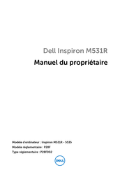 Dell Inspiron M531R-5535 Manuel Du Propriétaire
