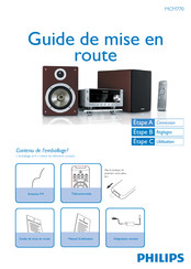 Philips MCM770 Guide De Mise En Route