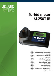 Aqualytic AL250T-IR Mode D'emploi