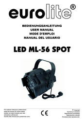 EuroLite LED ML-56 Mode D'emploi