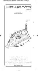 Rowenta DW4000 Mode D'emploi