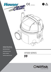 Nilfisk Hauser clean VP300 Série Mode D'emploi