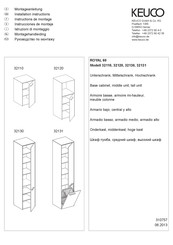 KEUCO ROYAL 60 32120 Instructions De Montage