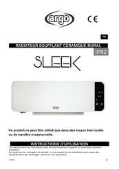 Argo SLEEK Instructions D'utilisation