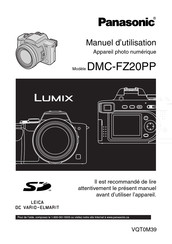 Panasonic Lumix DMC-FZ20PP Manuel D'utilisation