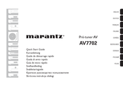 Marantz AV7702 Guide De Démarrage Rapide