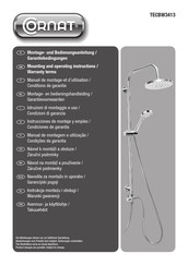 Cornat TECBW3413 Manuel De Montage Et D'utilisation