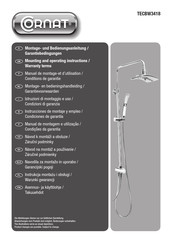 Cornat TECBW3418 Manuel De Montage Et D'utilisation