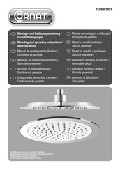 Cornat TECBW3403 Manuel De Montage Et D'utilisation