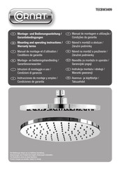 Cornat TECBW3409 Manuel De Montage Et D'utilisation