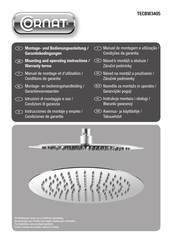 Cornat TECBW3405 Manuel De Montage Et D'utilisation