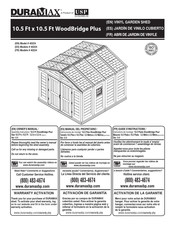 USP Duramax WoodBridge Plus 10.5x10.5 Guide D'instructions