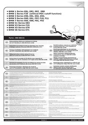 ECS Electronics BW-008-D1 Instructions De Montage