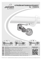 Jaeger 12500578 Manuel Utilisateur