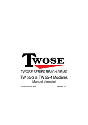 Twose TW 55-4 Manuel D'emploi