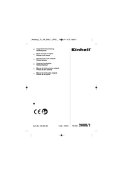EINHELL TC-HA 2000/1 Mode D'emploi D'origine