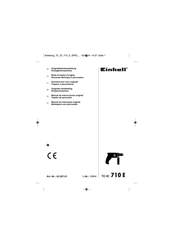 EINHELL 42.597.61 Mode D'emploi