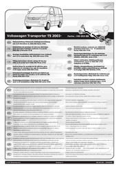 ECS Electronics VW-053-BB Instructions De Montage