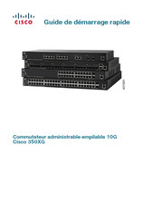 Cisco 350XG Guide De Démarrage Rapide