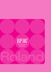 Roland HP307 Mode D'emploi