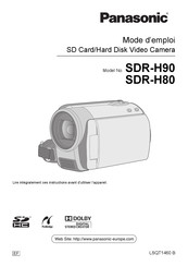 Panasonic SDR-H80 Mode D'emploi