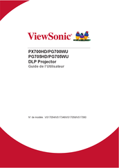 ViewSonic PG705HD Guide De L'utilisateur