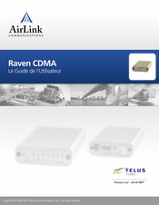 AirLink Communications Raven CDMA Guide De L'utilisateur